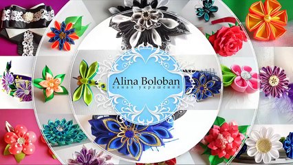 DIY Top 8 leaves flower ribbons