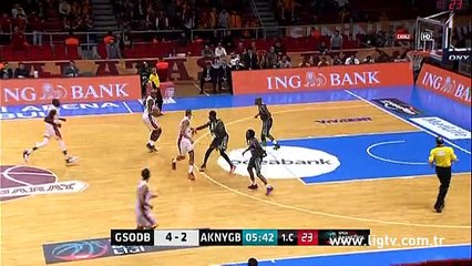 Galatasaray OB 90-74 Akın Çorap Yeşil Giresun maç özeti Ligtv.com.tr