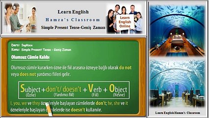 Simple Present Tense - Geniş Zaman