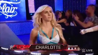 WWE RAW, Charlotte vs Brie Bella, July 20, 2015