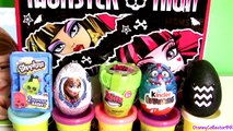 Giant Monster High Blind Bag ♥ Kinder Shopkins Surprise Basket ♥ DisneyFrozen Anna Egg