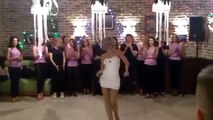 Sara Lopez Sexy dance with sexy dress (HOT HOT HOT)