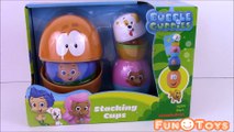 Bubble Guppies STACKING CUPS Surprise Eggs and Toys! NICKELODEON Mr. Grouper