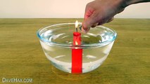 Underwater Candle - Science Experiment