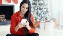 Young Woman Checking Out Her Text Messages | Stock Footage - Videohive