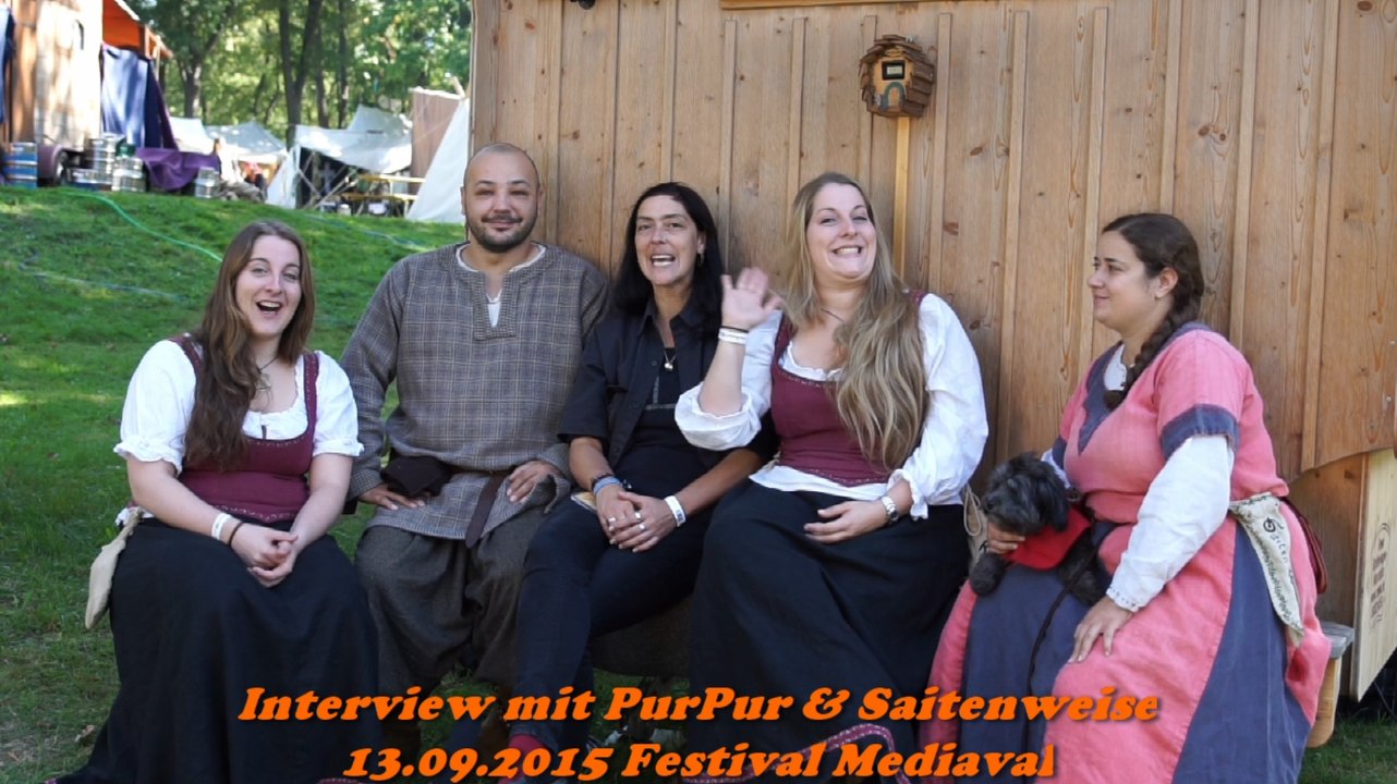 UnArt TV - Interview Klanggespinst (PurPur & Saitenweise) - Festival Mediaval 2015