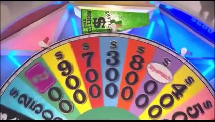 Un débile à la roue de la fortune... Pas futé