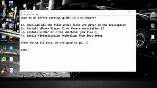 How to Install Mac OS X El Capitan 10.11 Retail On VMware PC