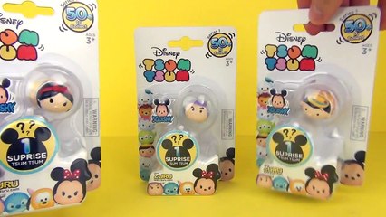 Disney Tsum Tsum Squishy Figure Surprise Blind Packs Toy Review Unboxing Video Zuru Toys