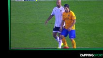 Football : Luis Suarez écrase le pied d'Aymen Abdennour en plein match