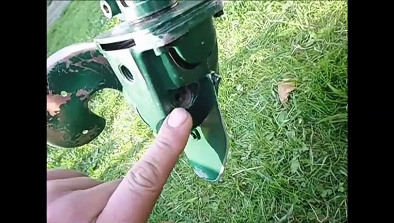 Самодельный лодочный мотор из триммера на резиновую лодку своими руками ...