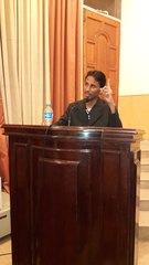 a great speech by shabbir hussain ludharh, shahhed ki jo mot he woh qom ki hayat he