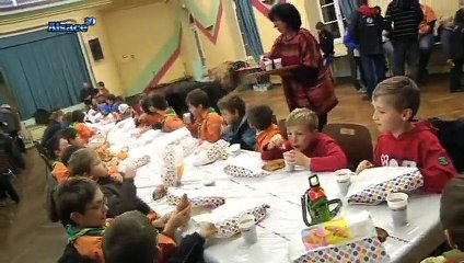 Heureux les petits alsaciens qui fêtent saint Nicolas.