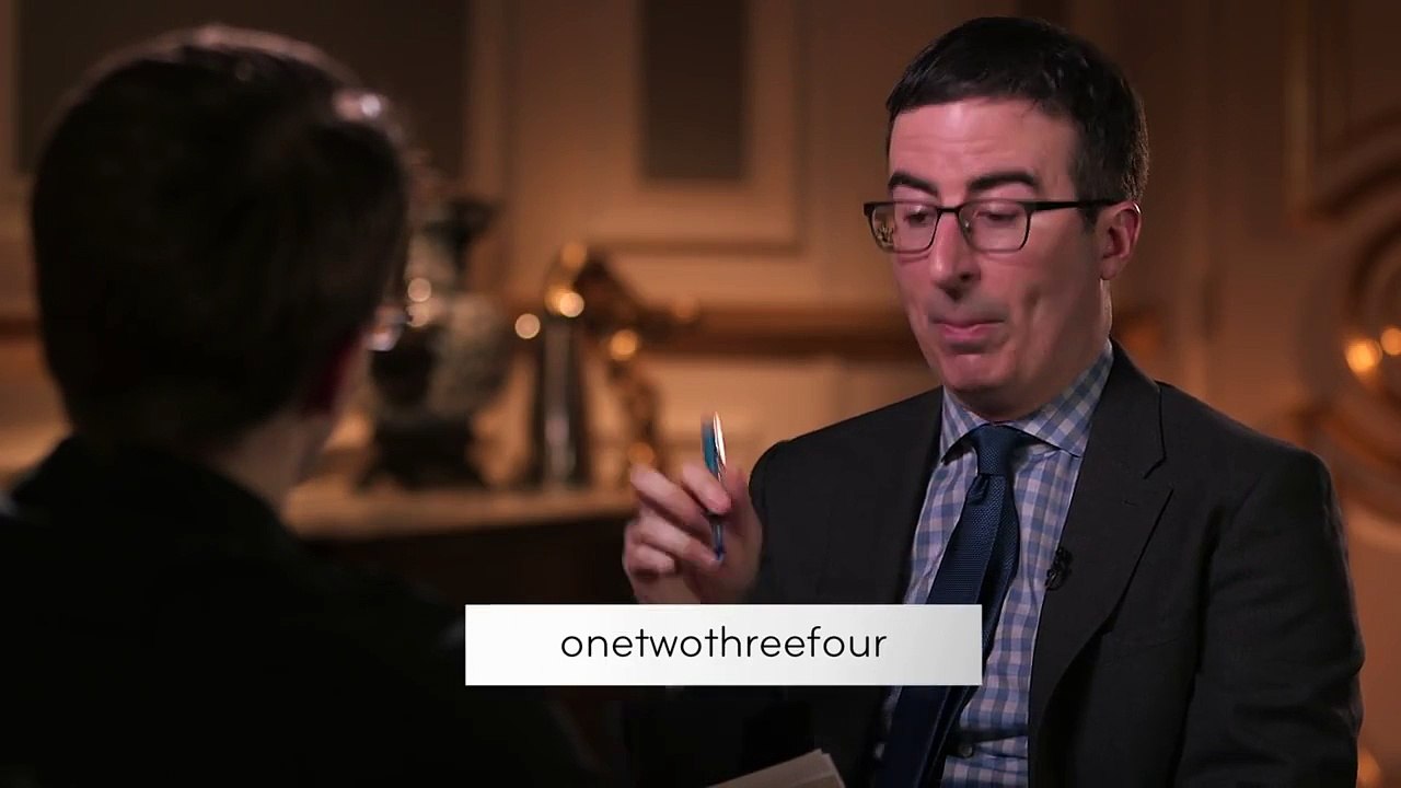 Last Week Tonight with John Oliver: Edward Snowden on Passwords