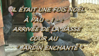 4 DÉCEMBRE 2015 - IL ÉTAIT UNE FOIS NOËL À PAU - I - ARRIVÉE DE LA BASSE COUR AU JARDIN ENCHANTÉ.