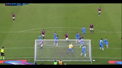 Luca Rossettini Goal - Bologna 2-0 Napoli - 06-12-2015