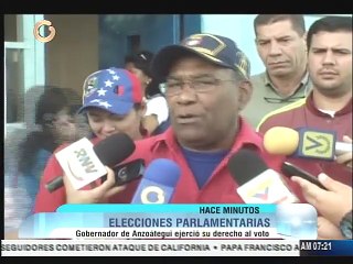 Istúriz: Estamos eligiendo en libertad