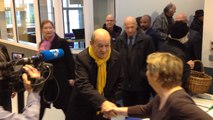 Jean-Yves Le Drian a voté ce matin à Guidel
