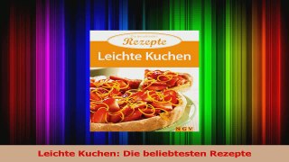 Leichte Kuchen Die beliebtesten Rezepte PDF Lesen