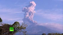Ash Cloud_ Colima volcano spews plumes of smoke in Mexico 2015