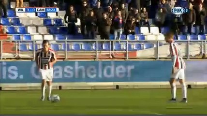 0-3 Stijn Wuytens Great Free-Kick Goal _ Willem II Tilburg v. SC Cambuur - 06.12.2015 HD