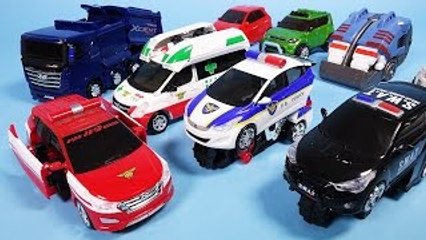 헬로카봇 펜타스톰 과 또봇 카 변신 장난감 Hello CarBot Tobot transforming