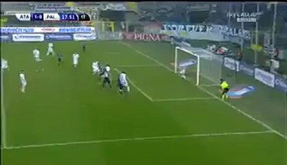 Germán Denis Goal - Atalanta 1-0 Palermo - 06-12-2015 -