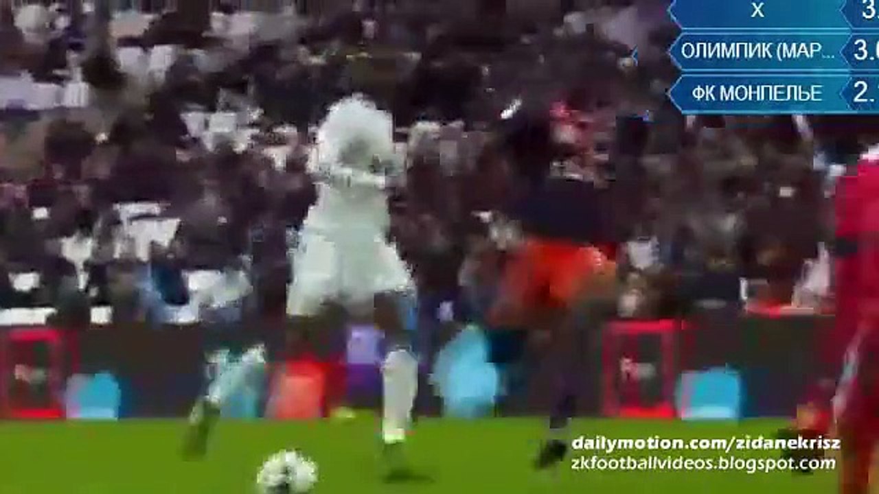 Marseille 2-2 Montpelier - All Goals and Highlights 06.12.2015 HD Ligue 1