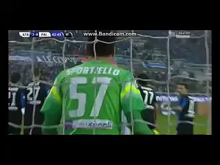 Palermo Super FREE KICK CHANCE ATALANTA 2-0 PALERMO 6-12-2015