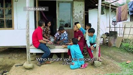A 9-year-old chain-smoker from Indonesia