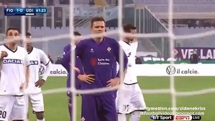 2-0 Josip Ilicic Penalty Goal - Fiorentina - Udinese 06.12.2015 HD Serie A