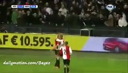 Dirk Kuijt Goal - Feyenoord 2-0 Heracles - 06-12-2015