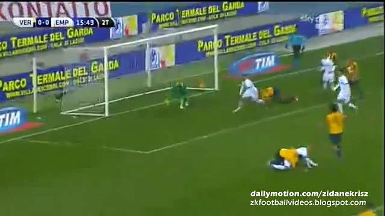 0-1 Andrea Costa Goal - Hellas Verona v. Empoli 06.12.2015 HD Serie A