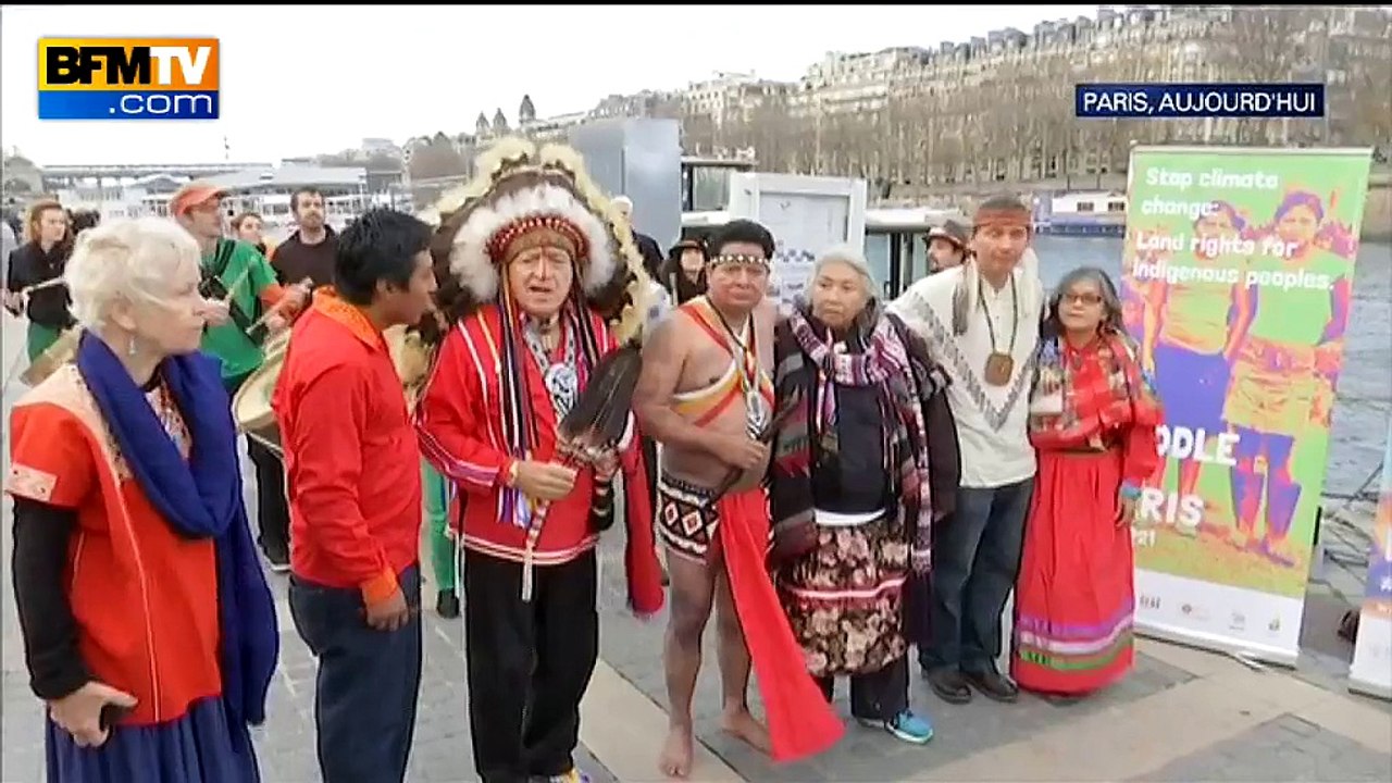 COP21: des représentants de peuples indigènes a...