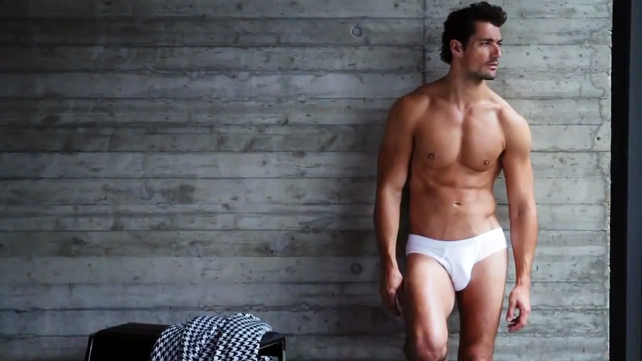 In bed with David Gandy for M&S Underwear #fashion #sexy