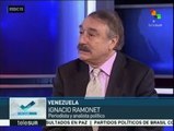 Ramonet denuncia campaña mediática internacional contra Venezuela