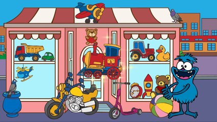 Развивающий мультик для детей Чуча Веселкин. Магазин игрушек. Игра на внимательность
