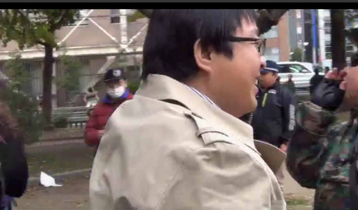 【在特会】「桜井誠」 VS しばき隊 因縁の激突 in 大阪　前編