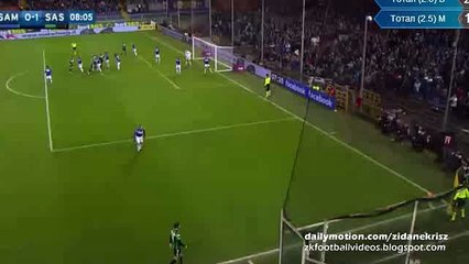 0-1 Francesco Acerbi Goal - Sampdoria - Sassuolo 06.12.2015 HD Serie A