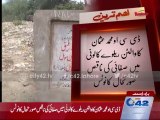 DCO Mohammad Usman takes notice of unhygienic condition of walton railway colony