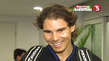 Rafael Nadal in Manila. Dec. 2015 (Interview & Tennis Clinic)