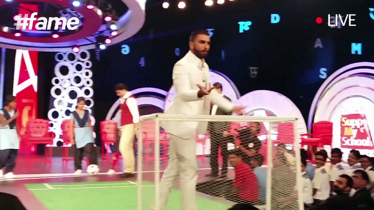 Ranveer Singh & Saurav "Dada" Ganguly Pledge To "Support My School"