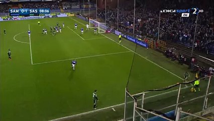 Francesco Acerbi Goal - Sampdoria 0-1 Sassuolo - 06-12-2015