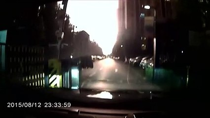 Une dascham filme les explosions de Tianjin