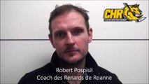 HH 2015-12-05 Hockey D2 - Interview Robert Pospisil Coach des Renards de Roanne - Clermont _VS_Roanne