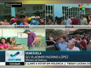 Vladimir Padrino López destaca apoyo de militares en elección del 6D