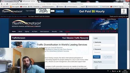 شرح لموقع الربح الشهير و الموثوق  Trafficmonsoon + استراتيجية الربح + إثبات الدفع الفوري ب10 دولار