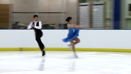 ABGRALL-CHOUINARD/QUAN Pre Novice Free Dance (2016 Challenge)