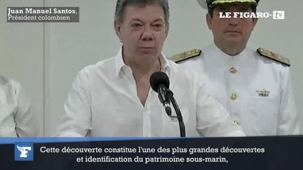 Une épave légendaire et un trésor découverts au large de la Colombie