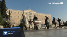 Trois mille manifestants à Athènes